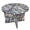 Calacatta Viola Marble Round Polished Coffee Table (D)24