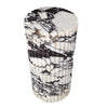 Calacatta Viola Marble Plinth Side Table Fluted Polished (W)10