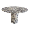 Calacatta Viola Marble Round Dining Table with Round Marble Legs (D)48