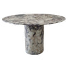 Calacatta Viola Marble Round Dining Table with Round Marble Legs (D)48