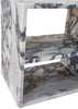 Calacatta Viola Marble End/Side Table, Nightstand Polished (W)14