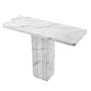Carrara White Marble Designer Console Polished (W)15