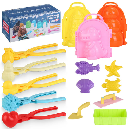 GBruno 15Pcs Winter Snowball Tool Kit