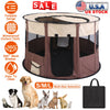 Foldable Playpen for Dog with Carry Bag Portable Travel Waterproof Indoor Outdoor Pet Cage Tent Detachable Upper Cover For Dog Cat Rabbit