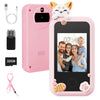 Kids Toy Smartphone Dual Camera Phone Touchscreen Learning Toy with Shockproof Cartoon Case Torch 16 Games ABC Learning for Boys Girls Aged 3+