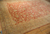 8x11 Vintage Distressed Kashan Carpet