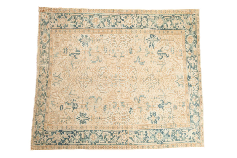 7x8.5 Vintage Distressed Mehrivan Carpet