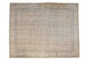 10x13.5 Vintage Distressed Mahal Carpet