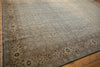 10.5x14 Vintage Distressed Tabriz Carpet