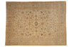 8.5x11.5 Vintage Distressed Kashan Carpet