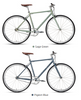 EIRA Trendy Urban Commuting Retro Steel Frame Bicycle Single-speed