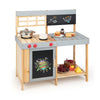 Outdoor Kid's Mud Kitchen Set with Detachable Water Box for Toddlers Over 3