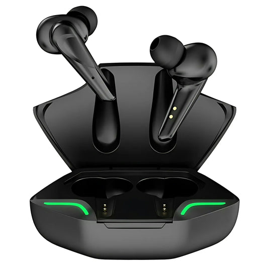 TWS Wireless Earbuds BT5.2 with LED Lights, In-Ear Mini Stereo Pods for Music & Sports