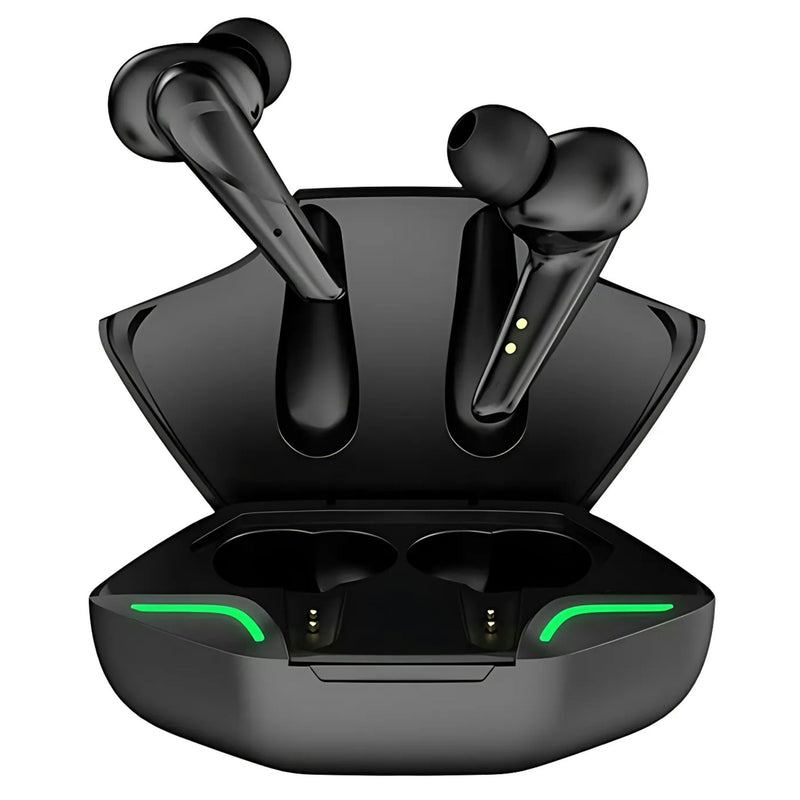 TWS Wireless Earbuds BT5.2 with LED Lights, In-Ear Mini Stereo Pods for Music & Sports