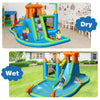 Inflatable Water Slide Kids Bounce House Splash Water Pool with 735W Blower
