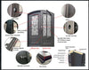 Demeter Double Iron Doors