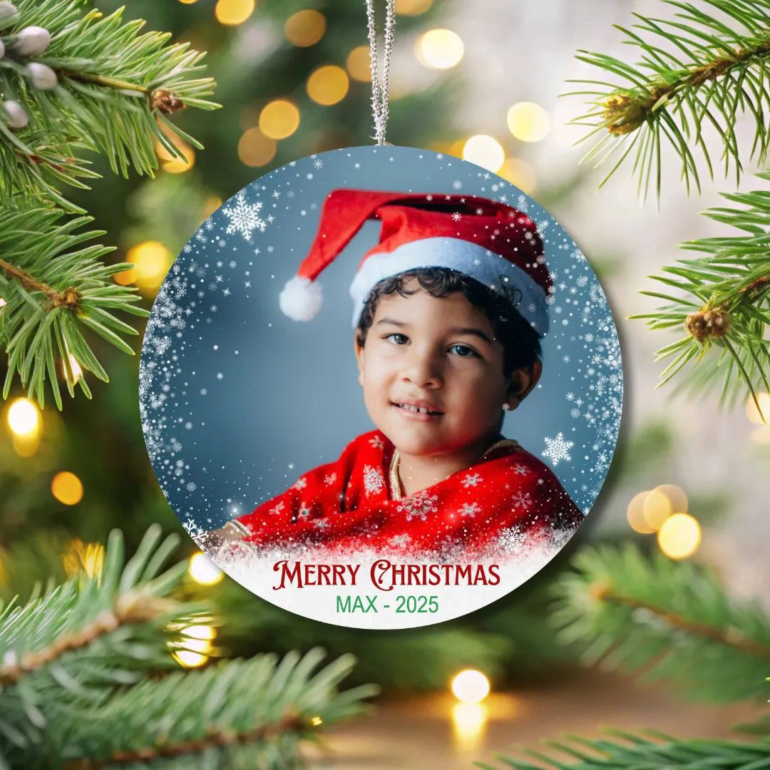 Personalized Merry Christmas Ornament