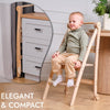 Learning Tower: Foldable Step Stool for Toddlers - Beige