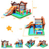Outdoor Indoor Inflatable Kids Bounce House with 480W Air Blower