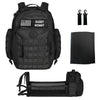 Phil & Jack Dad Diaper Bag Backpack, Baby Diaper Bag with Changing Station, Tactical Military Style, Womens Mens Diaper Bag (Black)