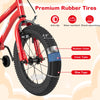 14-Inch Kids Bike Ages 3-8 with Handbrake and Coaster Brake and Bell Ring-14 inches