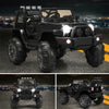12V Kids Remote Control Riding Truck Car with LED Lights-Black
