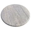 Silver Travertine Vein-cut Round Honed 2