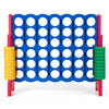 Jumbo 4-to-Score Giant Game Set with 42 Jumbo Rings and Quick-Release Slider-Red