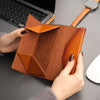 Triangle Leather Glasses Case – Vintage Eyewear Holder