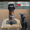 Trim Router Base for Ridgid