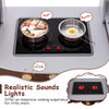 Toddler Kitchen Playset with Ice Maker Microwave Oven Sink and Washing Machine for Kids 3+ Years Old