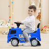 Mercedes Benz Kids Ride On Push Licensed Police Car-Blue