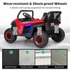 12V 2-Seater Kids Ride on UTV with Slow Start Function Music-Red