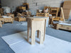 Troia Light Travertine Round End/Side Table U Shape Legs Unfilled, Honed (D)18