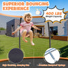 12FT ASTM Approved Recreational Trampoline with Ladder-Orange