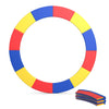 12 Feet Waterproof and Tear-Resistant Universal Trampoline Safety Pad Spring Cover-Multicolor