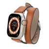 Vail Double Tour Leather Bands for Apple Watch 9, Ultra 2 and SE